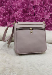 Trendy comfy women Lavender PU sling bags/Full hand work bag/sling bag for women/party wear bag for women/long bag for women/wedding bag for women/Small sling bags/Premium PU leather sling bags for women