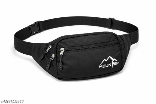 MOUNTER Waist bag for men and women - Anti Theft, Water Resistant, Lightweight and Adjustable Fanny Pack Belt Pouch for Hiking, Travel & Outdoor Sports