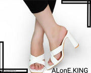 #AloneKing #WomenHeels #whiteHeels #BlockHeels #PartyWearHeels #StylishSandals #FashionFootwear #LadiesFootwear #TrendyHeels #ComfortableHeels #SlipOnHeels #WomenFashion #FootwearCollection #DailyWear #