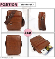 IX IXORA Brown  Sling Bag Mini Size  Sling Bag Men & Women Casual Sling Bag Beown  Fashion sider for Boy & Men  new  year  offer