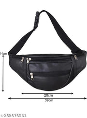 Beautyful Unisex Multi Utility Bag/Waist Pack for Travelling, Hiking, Running Waist Bag  (Black)