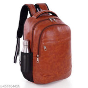 Medium 30 L Laptop Backpack For Men and Women Vegan Leather School College Bag