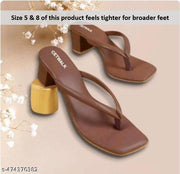 Quality/V/D/Heel sandal