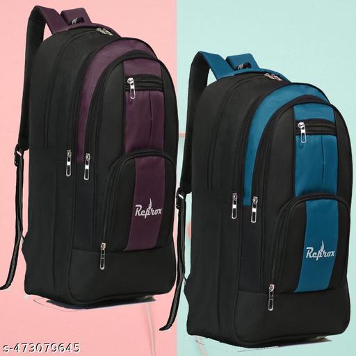 Trendy Waterproof Backpack Bag (Combo of 2)