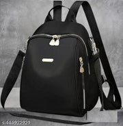 Women's Backpack Small Shoulder Bag, Girls Mini Bag Water Resistant Anti-theft Backpack Black Women's College Girls Backpack (Black)