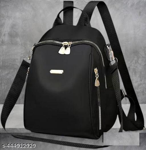 Women's Backpack Small Shoulder Bag, Girls Mini Bag Water Resistant Anti-theft Backpack Black Women's College Girls Backpack (Black)