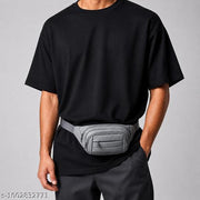 Waist Bag, Multi-Pocket Lightweight, Durable Compact Fanny Pack (Grey))