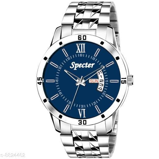 DHMT Blue Day & Date Mens Watch