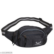 Waist Bag for Women and Men/Fanny Pack with 4-Zipper Pockets Waist Pouch for Hiking, Travel, Camping, Running, Sports