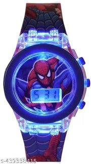 SHMOFY LUXRY Digital Watch For Boys kids light glowing watch with silicone strap Multicolor digital light Watch