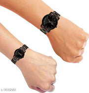 Skylark Mr & Mrs couple Stainless Steel Chrome Plated Couple Watches for Men & Women Analog Watch - For Couple