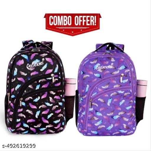 Waterproof Backpack Bag School/College/Office & Travels Use Pack of 2 Piece