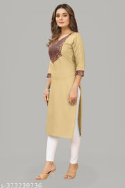 stylelist kurti with embroidered work