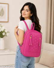 Stylish Backpack for Women & Girls | Trendy Lightweight Fashion Backpack | Spacious Multi-Pocket Casual Daypack for College, Office, Travel & Daily Use | Comfortable Adjustable Strap Shoulder Bag