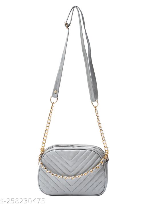 Chain Handle Sling Bag For Girls