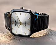 LOIS CARON LCS_4296 Elegant Silver Square Analog Quartz For Men/Boys Wrist watch Analog Watch - For Men ()