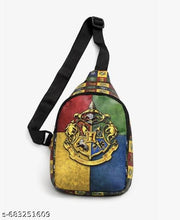 THE MILLION DOLLAR ACE Harry Pottar Mini chestbag for kids, Canvas Hogwarts Backpack Purse Crossbody travel Shoulder Bag for Adults, Teens
