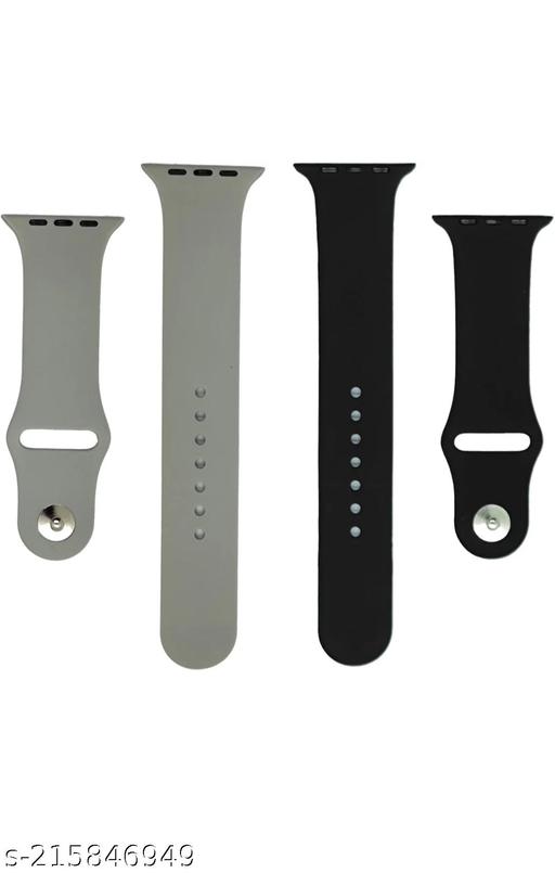Soft Silicone Classic Strap Bands | Smart Watch Quick Release Pin for Men, Women | Soft Silicon Smartwatch Strap Compatible with Apple Watch Strap 42mm 44mm , Sport Wristband,
