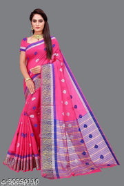 Bright and eye-catching checked pattern , Soft & Lightweight Fabric – Comfortable for long hours , Pallu with Tassels – Adds a stylish traditional touch, Traditional Weave Pattern – Perfect ethnic appeal , Easy to Drape – Suitable for all