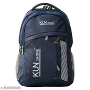 KUN SHINE Unisex Backpack with Bottle Holder & Laptop Sleeve | Ideal for Students, Daily Use, and Travel lightweight backpack