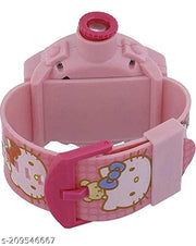 Hello Kitty Projector Watch for Kids/Best Gift for Kids/Girls and Boys,Perfect for Gifts, Birthday Gifts //Best Gift Pack-Pink