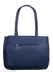 Blue Artificial Vegan leather Office & daily use hand bags,  women handbag, Women bags, Ladies bag, ladies purse