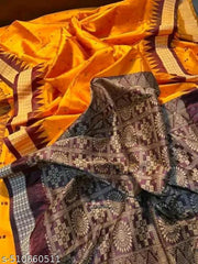 Trending Sambhalpuri Papa silk Bomki Saree