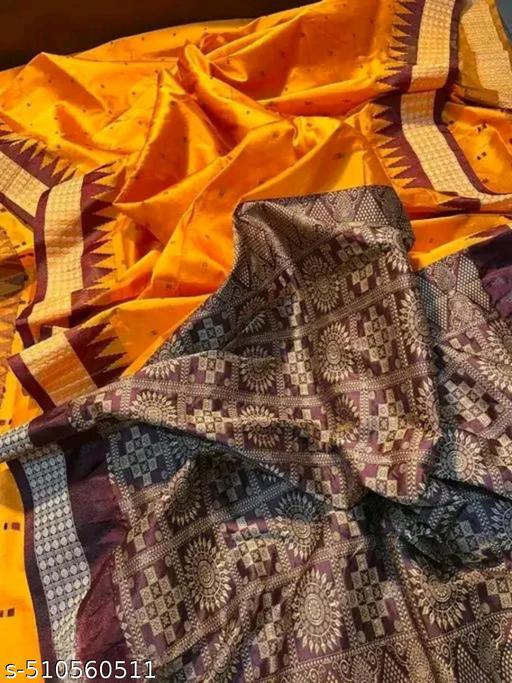 Trending Sambhalpuri Papa silk Bomki Saree