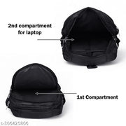 Ibdar black laptop backpack school college office unisex  backpack