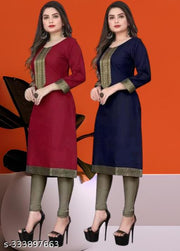 stylelist kurti with work