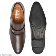 New Premium Quality Stylish Trendy Latest Design (Brown) Synthetic Leather Formal Slip_On Partywear/Business Shoes For Men Festive Seasons| Party Wear|Boys Formal|BusinessShoes|Shoes For Mens|