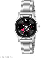 Skylark Mr & Mrs Stainless Steel Chrome Men & Women Analog Watch - For Couple