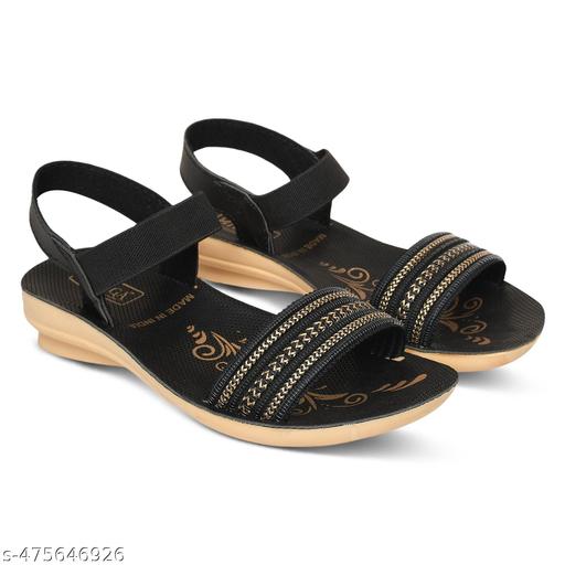 Hiyaga Fancy PU Slippers Flip-Flops for woman
