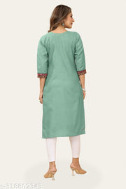 stylelist kurti with embroidered work