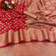 ORGAZA BANARSI JACQUARD SILK SAREE