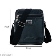 i-bag Brown Sling Bag Casual Travel office Business Messenger Shoulder Cross body side bag For Men and Women