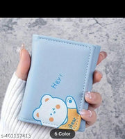 Printed  Cute Small Girls Women Wallet Tri-folded Wallet