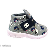 Coolz Kids Chu-Chu Sound Musical Shoes Bobdog-2 Grey for Baby Boys and Baby Girls 1-2.5 yrs