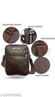 Brown Men Bag Stylish Leather Bag Mans Office Use Bag
