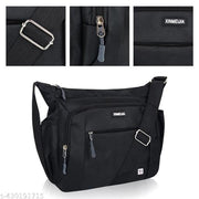 NFI essentials Sling Bag, Cross Body Messenger Bag for Business College & Classes, One Side Shoulder With Adjustable Strap