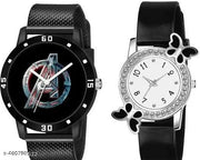 Couple Combo Watches Analog Watch - For Boys & Girls Couple Watches Combo for Men and Women