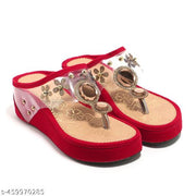 Stylish New Design Trendy Attractive Casual & Comfortable Rhinestone Decor Women's Flat Sandals For Girl's & Women