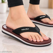 Ortho + Rest Women Soft Comfortable Orthopedic Doctor Joy Slipper (Maroon)