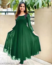 Fancy long flair anarkali type kurti