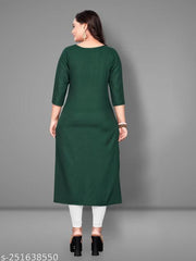 Abhisarika Women Plus Size Rayon Kurti