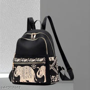 HMZ-STORE  Ethnic Style Waterproof Oxford Backpack Ladies Fashion Travel Canvas Bag Large Capacity Nylon Student School Bag Laptop Bag, Girls Printing School Backpack