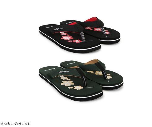 Pack of 2 Doctor Recommended Comfortable Flipflop/slipper for Women/Girls
