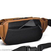 Men’s Crossbody Sling Bag | Compact Waist & Chest Bag | Water-Resistant Travel Fanny Pack with Adjustable Strap for Daily Use, Hiking & Outdoor Adventures