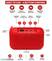 Mega Bass MINI Portable Wireless Bluetooth Premium Speaker 5 WATT Portable Bluetooth Party Speaker(Multi Colour)