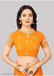 EMBROIDERY MIRROR SAREE
